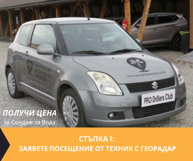 Търсене на вода с георадари за сондаж за вода в имот за село Веленци Трявна 5350 с адрес село Веленци Трявна община Трявна област Габрово, п.к.5350.